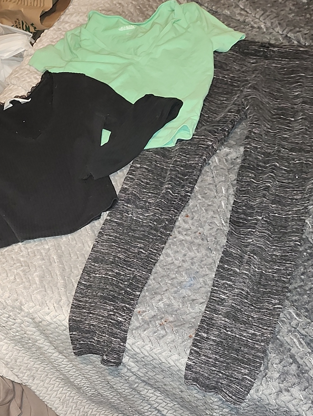 wild fable Kids 3-Piece Set - Mint, Black & Gray Bundle
